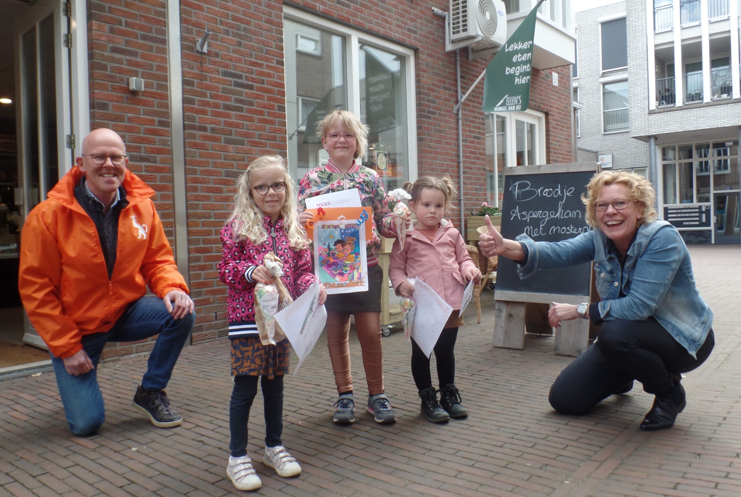 Prijswinnaars Koningsdag kleurwedstrijd